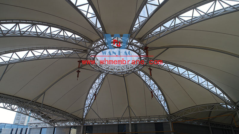 Xintai Excellence·Fortune Plaza membrane structure project completed