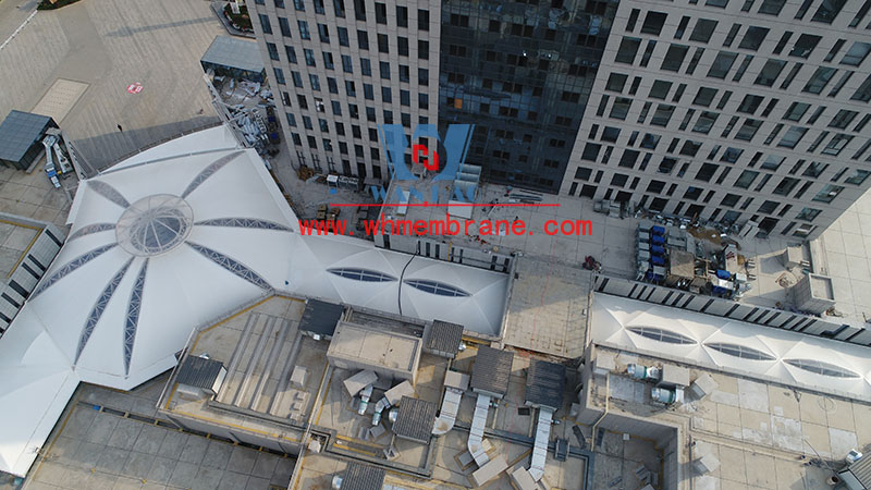 Xintai Excellence·Fortune Plaza membrane structure project completed