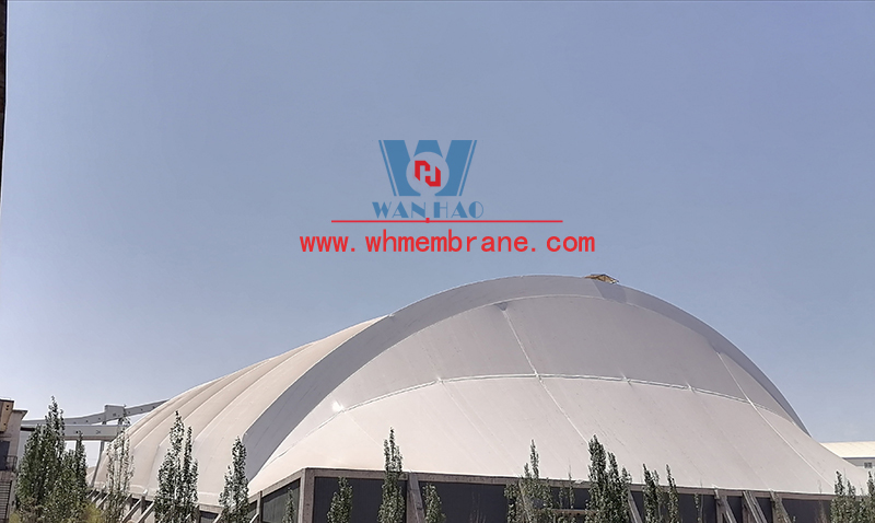 Inner Mongolia Energy Changcheng No.5 coal preparation plant steel framework membrane shed construction project