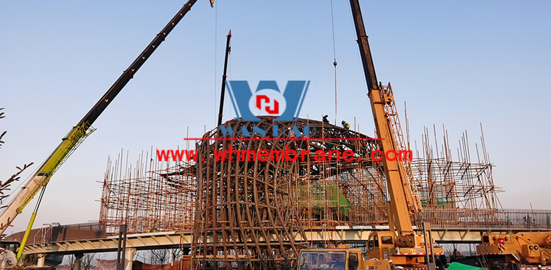 Weihai Economic and Trade Exchange Center Special-shaped Steel Structure Project