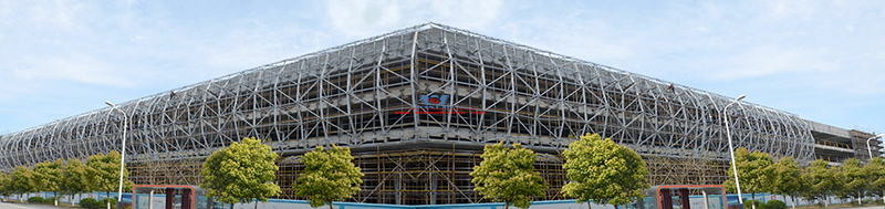 Fez exhibition hall space steel structure