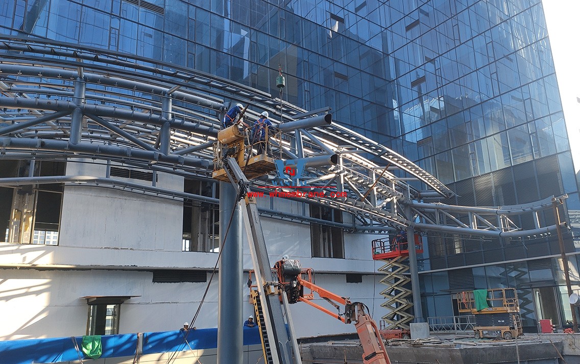 Bodosen Valley project atrium steel membrane structure engineering