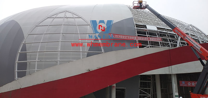 Membrane structure project of Sichuan Pengshan Training Base