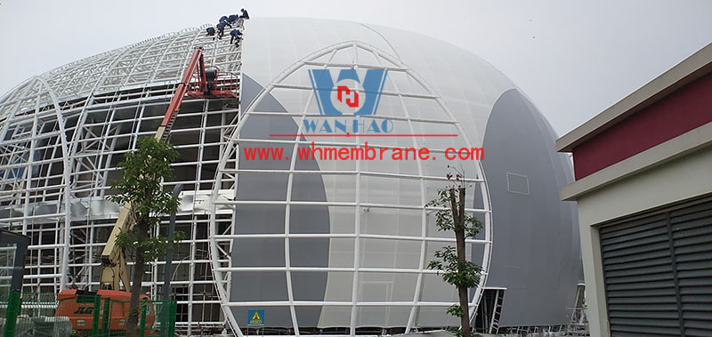 Membrane structure project of Sichuan Pengshan Training Base