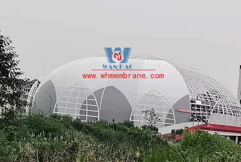 Membrane structure project of Sichuan Pengshan Training Base