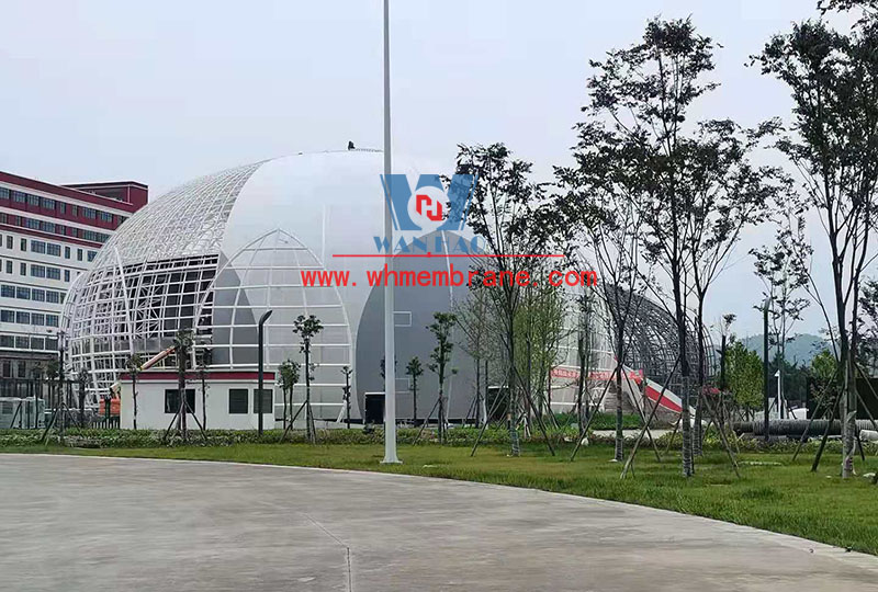 Membrane structure project of Sichuan Pengshan Training Base