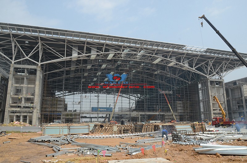 Qingdao Hongdao International Exhibition Center Facade Membrane Structure Project