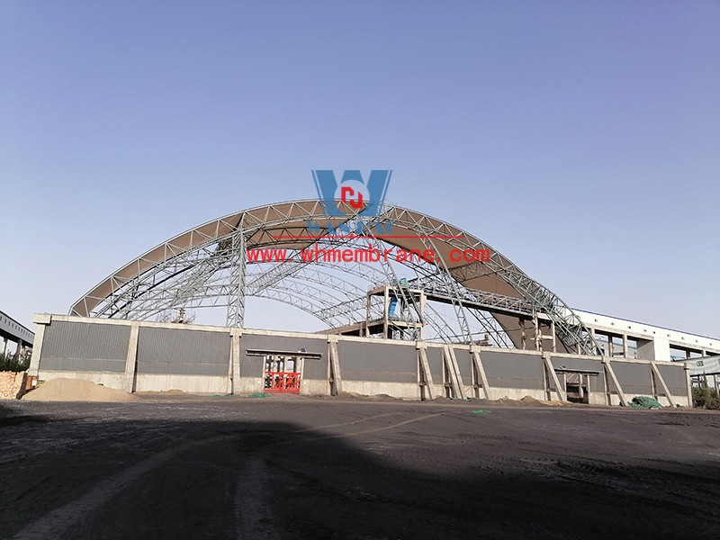 Steel Frame Membrane Shed Construction Project of Inner Mongolia Energy Great Wall Coal Preparation Plant