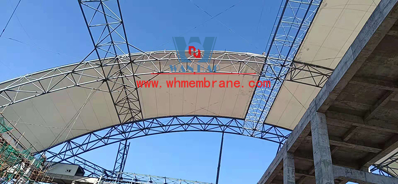 Steel Frame Membrane Shed Construction Project of Inner Mongolia Energy Great Wall Coal Preparation Plant