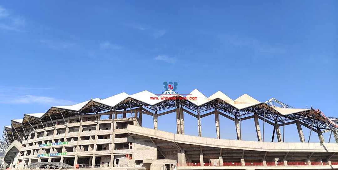 Zhangye Olympic Sports Center Construction Project (EPC) the general contract of the stadium PTFE membrane structure professional subcontract project