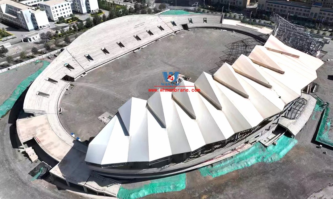 Zhangye Olympic Sports Center Construction Project (EPC) the general contract of the stadium PTFE membrane structure professional subcontract project