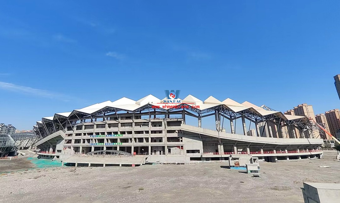 Zhangye Olympic Sports Center Construction Project (EPC) the general contract of the stadium PTFE membrane structure professional subcontract project