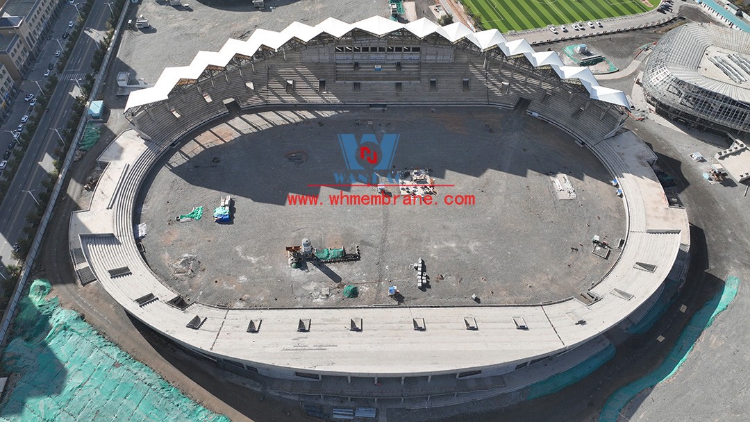 Zhangye Olympic Sports Center Construction Project (EPC) the general contract of the stadium PTFE membrane structure professional subcontract project