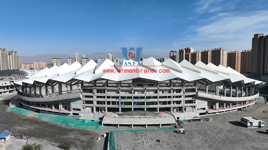 Zhangye Olympic Sports Center Construction Project (EPC) the general contract of the stadium PTFE membrane structure professional subcontract project