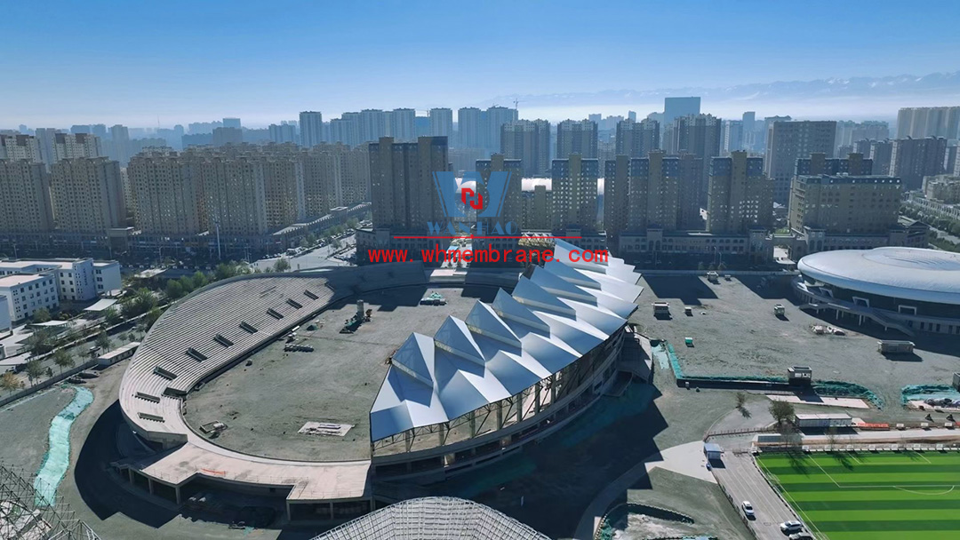 Zhangye Olympic Sports Center Construction Project (EPC) the general contract of the stadium PTFE membrane structure professional subcontract project