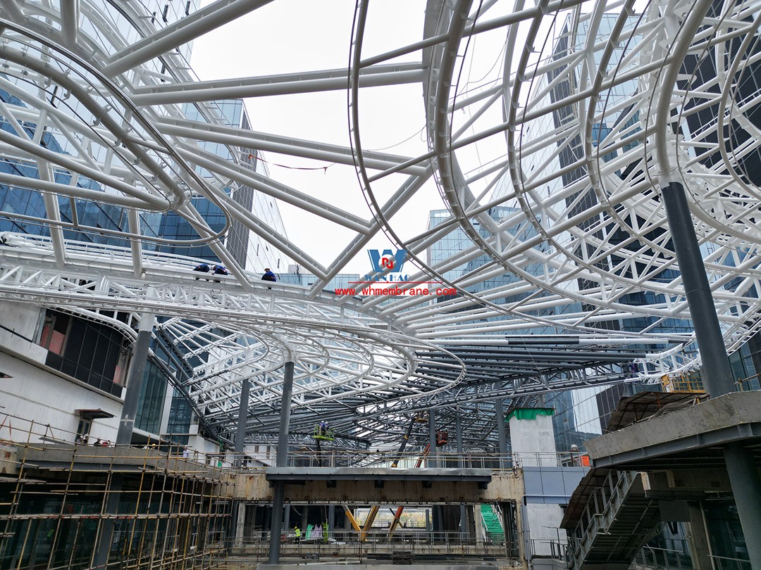 Wanhao - Hangzhou Bodotson Valley ETFE air pillow corridor sky curtain project ushered in new progress