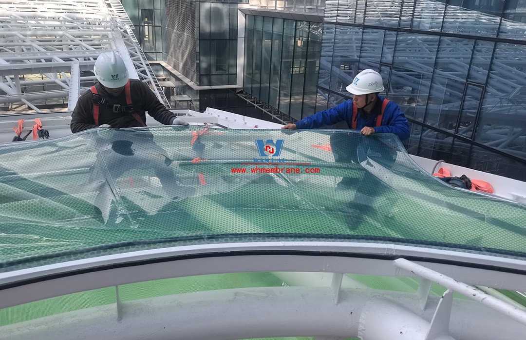 Wanhao - Hangzhou Bodotson Valley ETFE air pillow corridor sky curtain project ushered in new progress