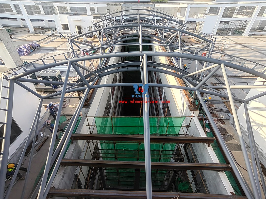 Membrane structure project of Jiangdong New Hospital, the First Affiliated Hospital of Hainan Medical College