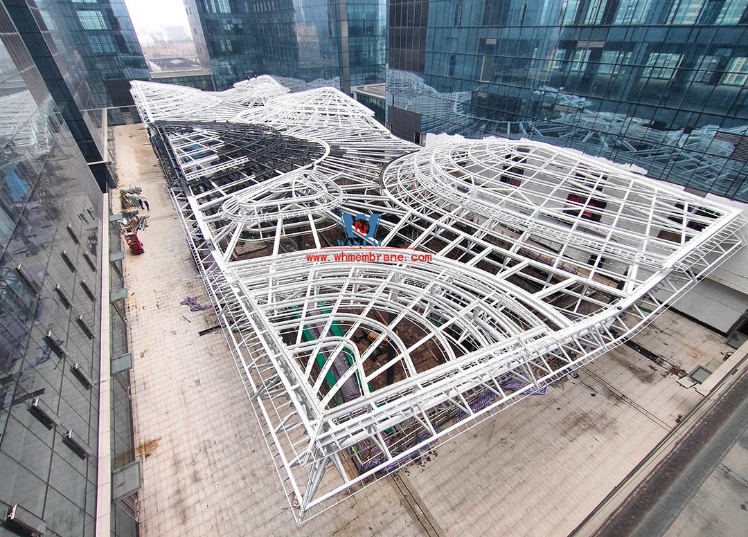 Bodosen Valley project atrium steel membrane structure engineering