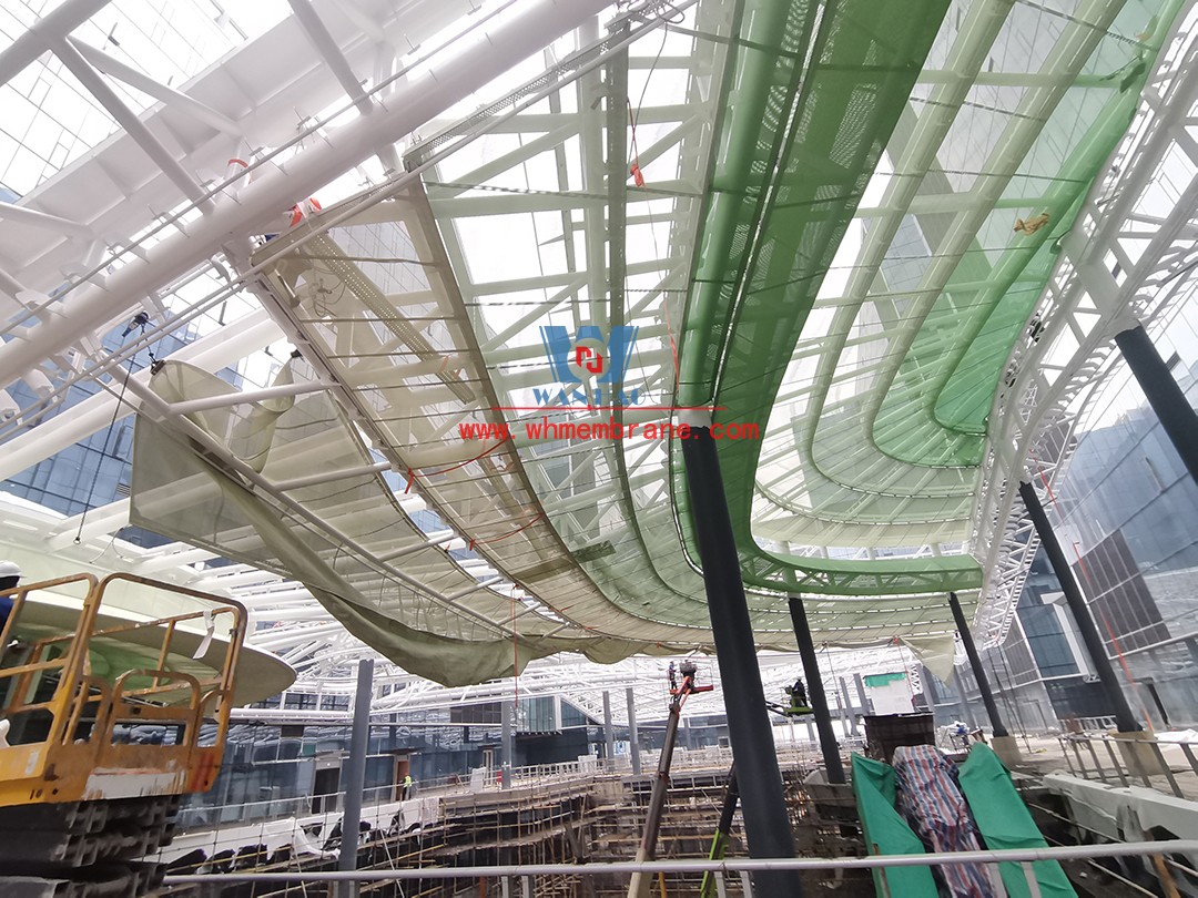 Bodosen Valley project atrium steel membrane structure engineering