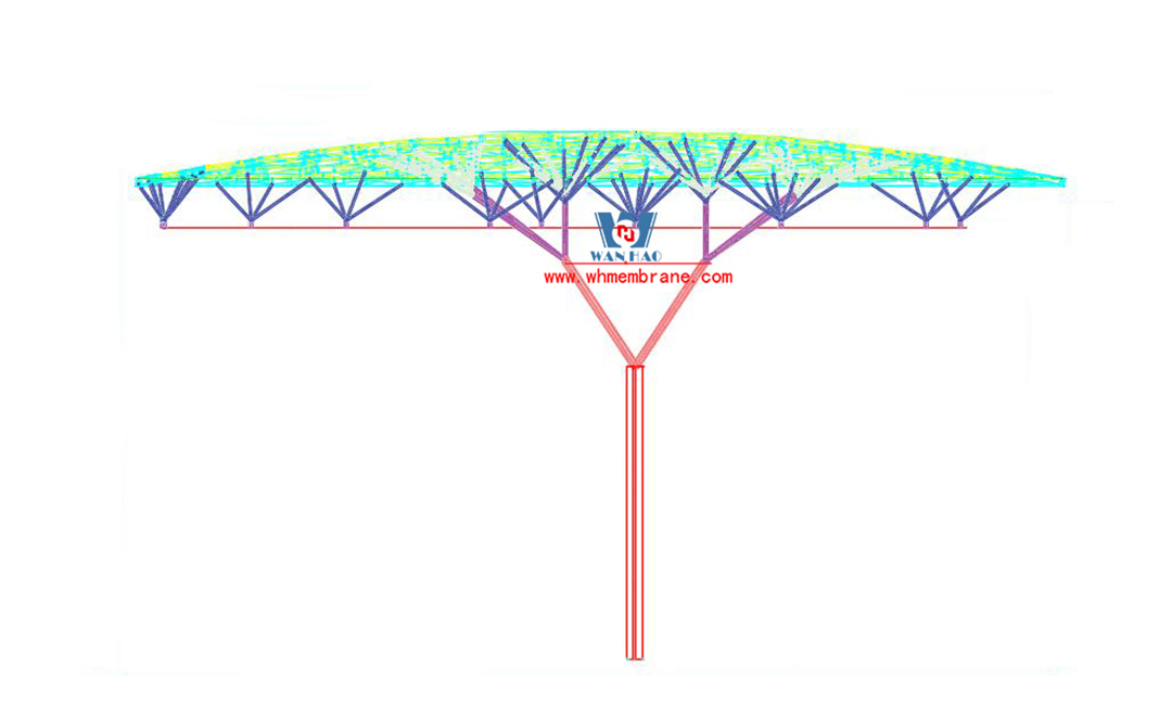 Wanhao 2024 Bid 1 - Anji County Changshuo residential plot real estate development project steel structure awning project