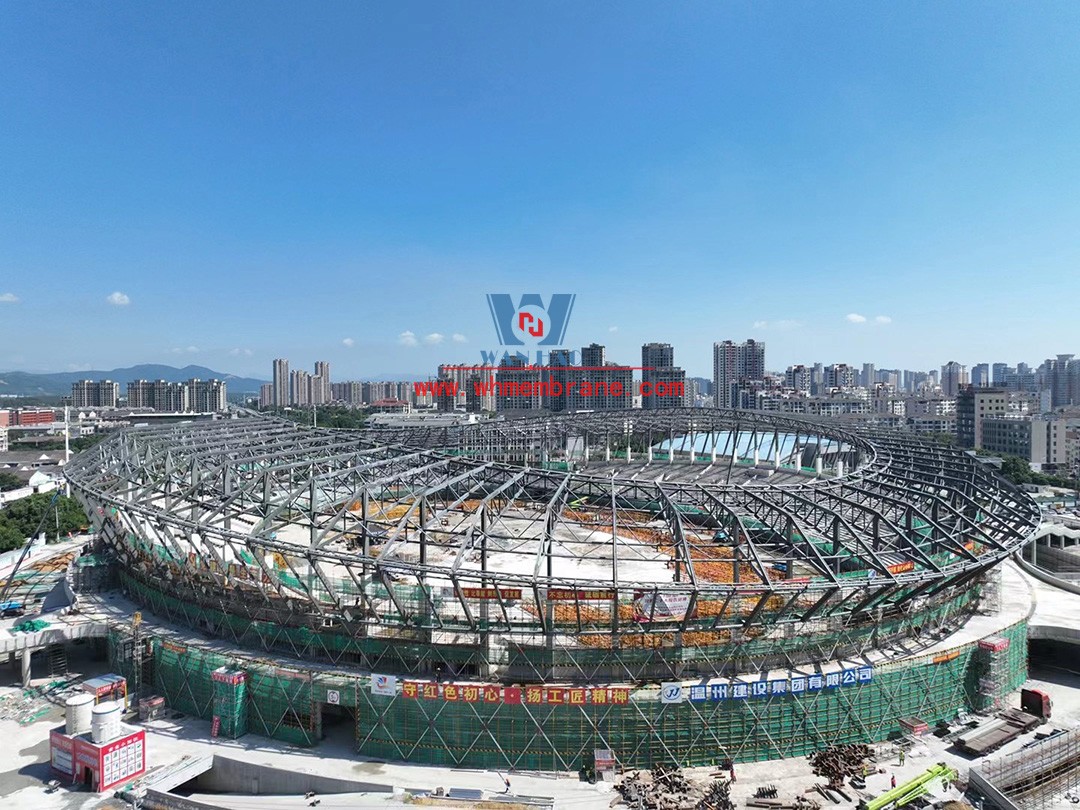 Pingyang Sports center steel structure