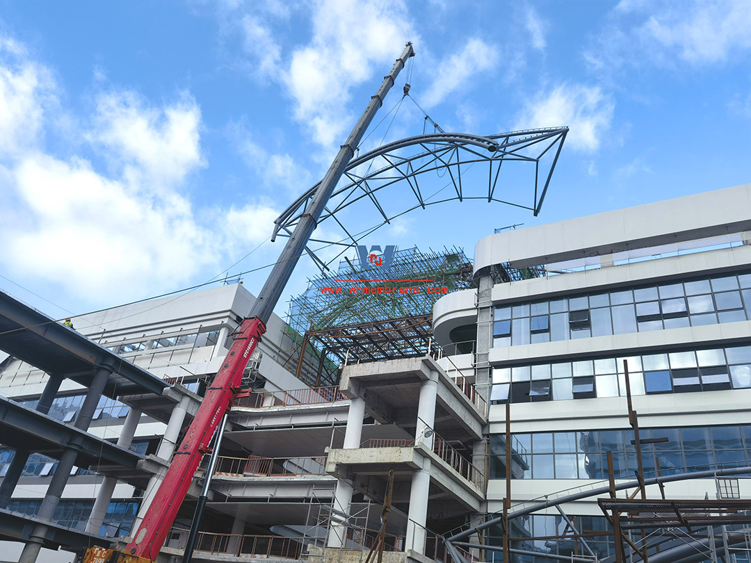 Membrane structure project of Jiangdong New Hospital, the First Affiliated Hospital of Hainan Medical College