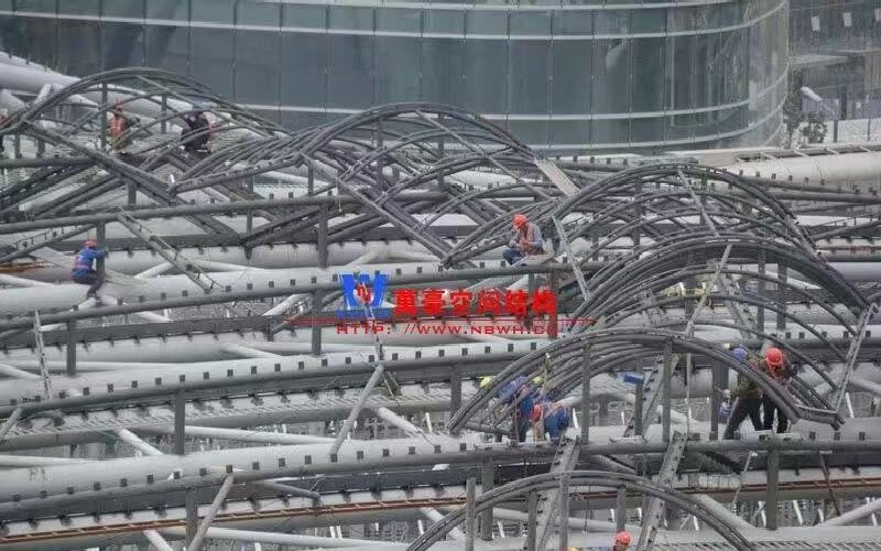 ETFE canopy membrane structure of Zunyi High speed Railway New City