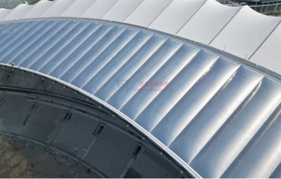 ETFE Cable Membrane Structure Roofing of Wuxi Olympic Sports Center in China ETFE Cable Membrane Structure Roofing of Wuxi Olympic Sports Center in China