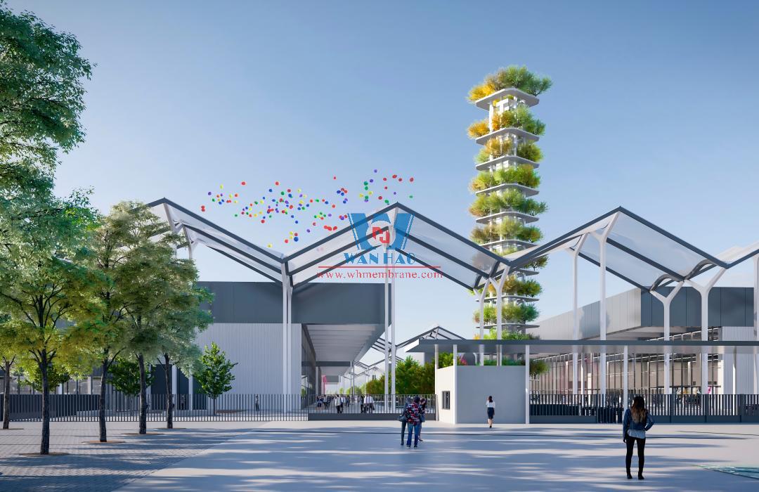 Serbian Convention Center ETFE Membrane Structure Serbian Convention Center ETFE Membrane Structure