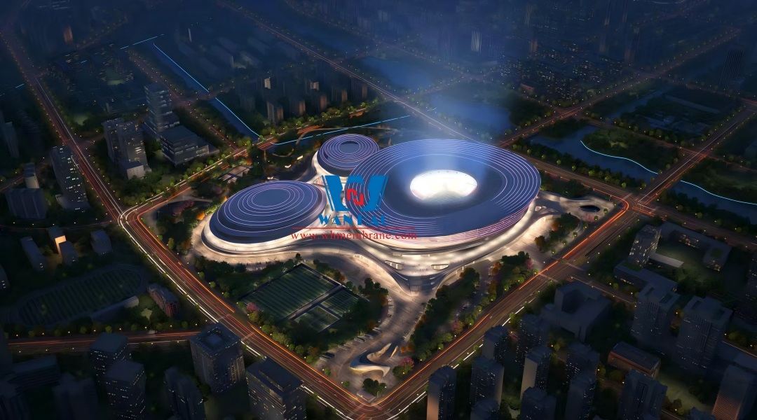 Hangzhou International Sports Center PTFE Membrane Structure Project