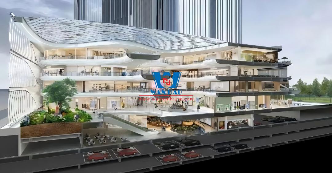 Shanghai Integrated Circuit Design Industrial Park ETFE Air Cushion Project