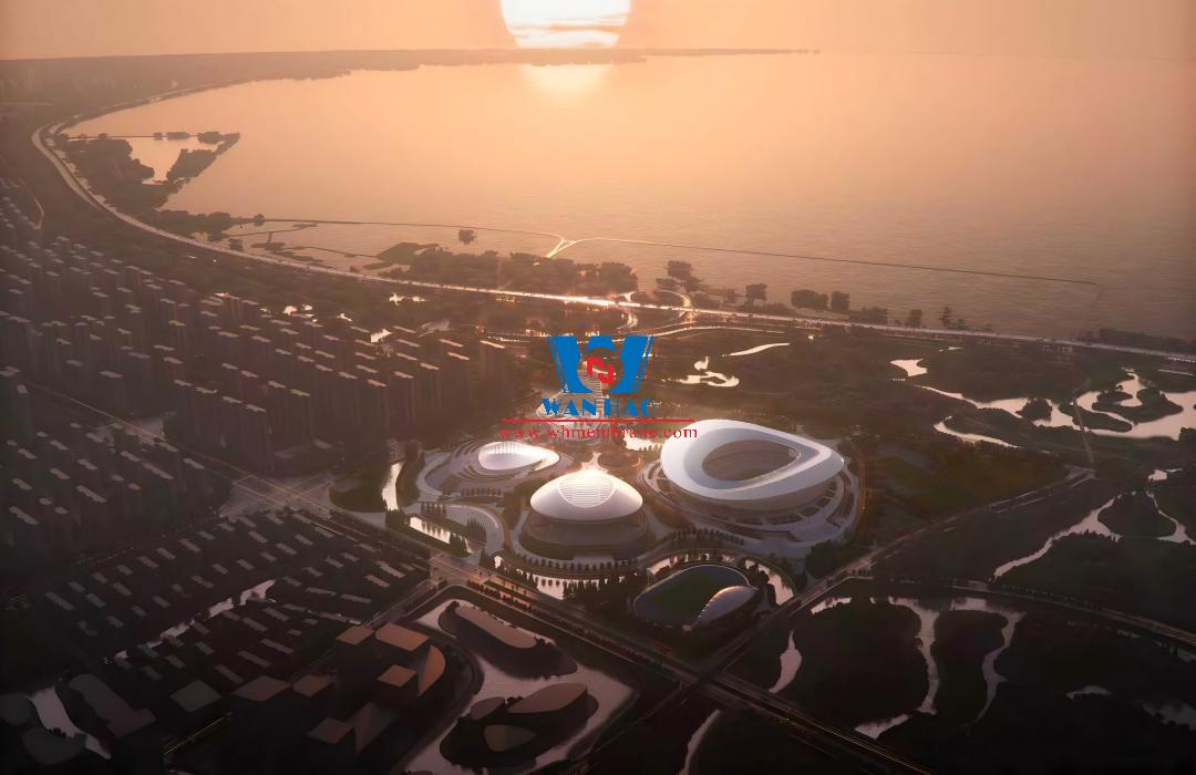 Wuxi Olympic Sports Industry Center ETFE Membrane Structure Project