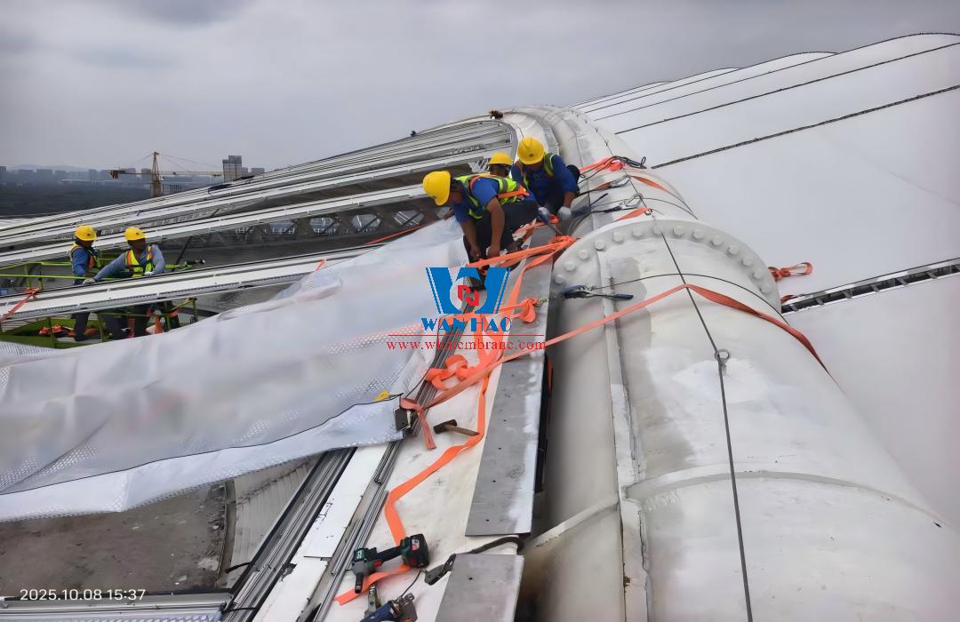 Wuxi Olympic Sports Industry Center ETFE Membrane Structure Project