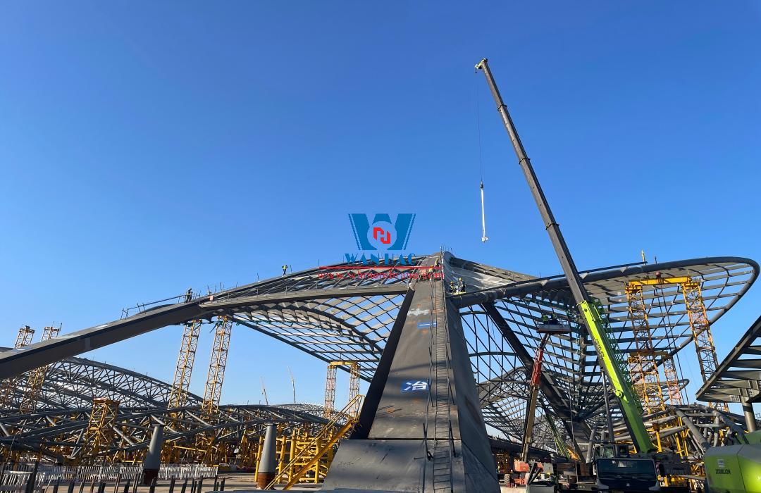 Zhengzhou Zhongyuan High-Speed Rail Port Digital Exhibition and Trade City ETFE PTFE Membrane Structure Project