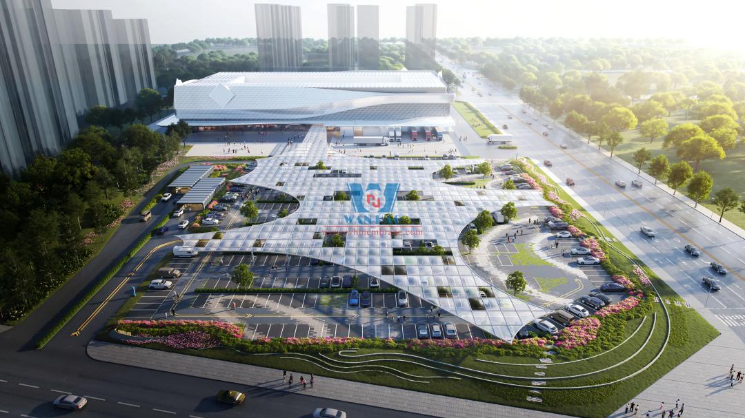 Green Heart Sea • Wisdom Industry-Finance Agribusiness Integration Project: ETFE Air Cushion Canopy Installation