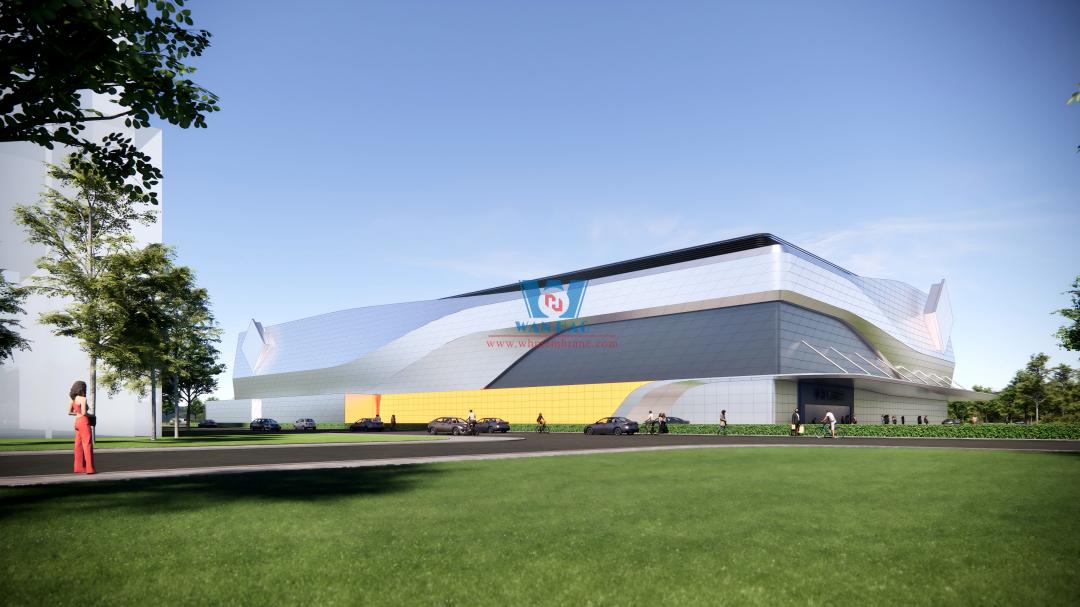 Green Heart Sea • Wisdom Industry-Finance Agribusiness Integration Project: ETFE Air Cushion Canopy Installation