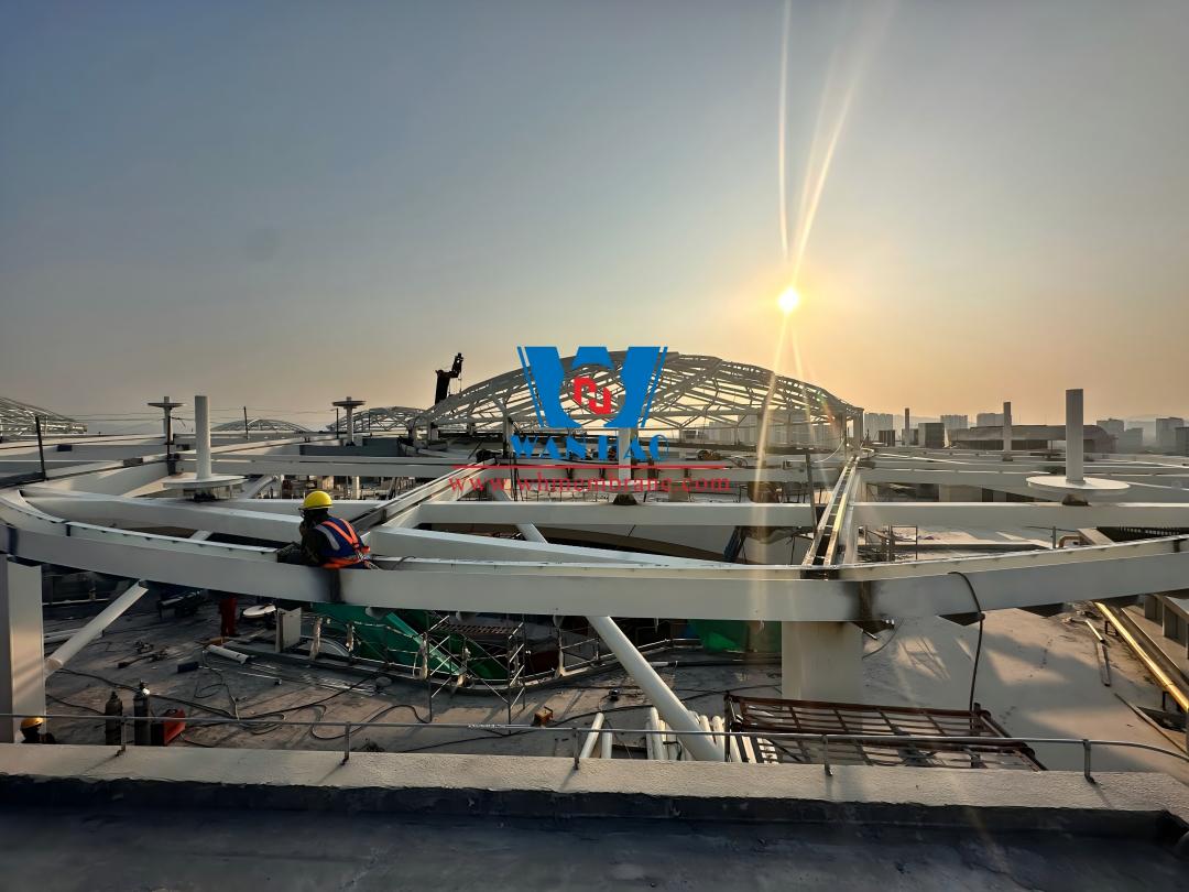 Guangzhou Conghua Phoenix New World Commercial Building ETFE PTFE Membrane Structure Project