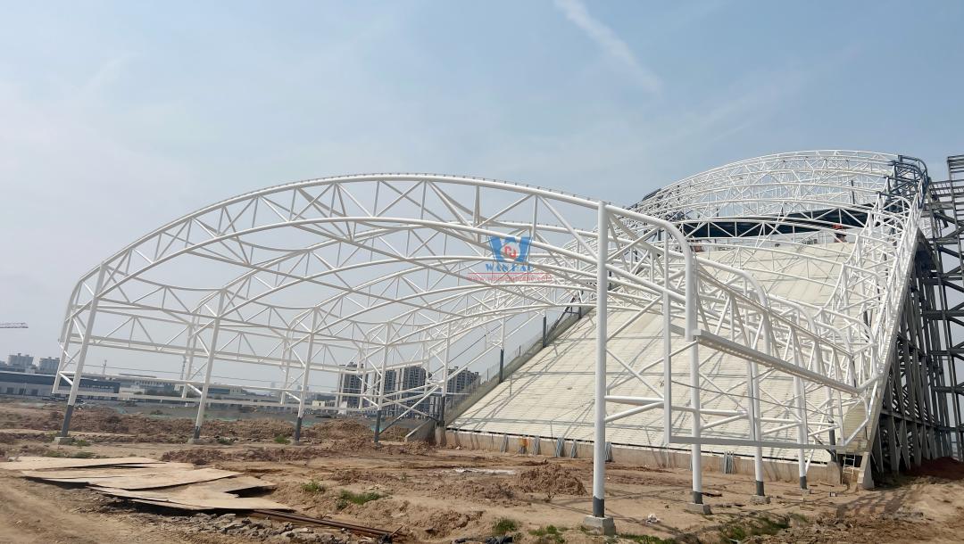 BYD Shaoxing Shengzhou Racing Track Dry Sand Dune Viewing Platform PTFE Membrane Structure