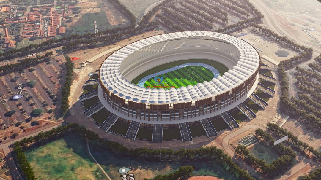 African Cup Kenya Stadium PTFE membrane structure roofing project