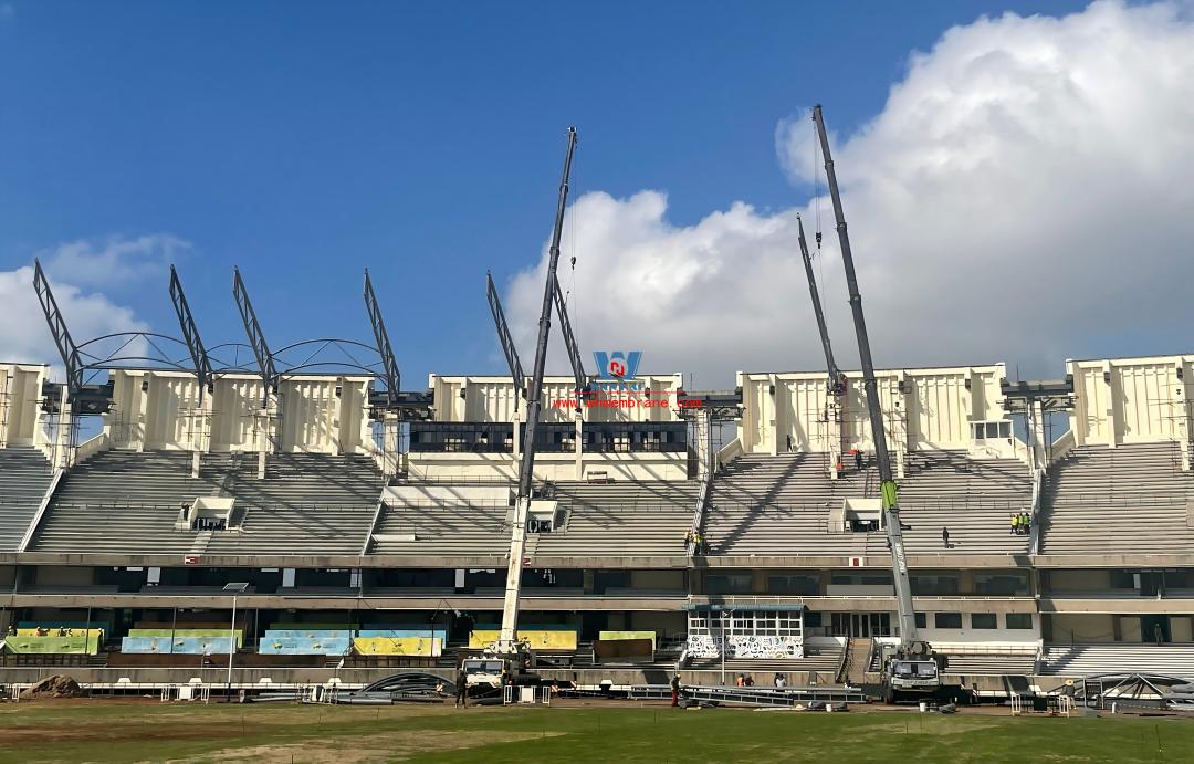 African Cup Kenya Stadium PTFE membrane structure roofing project