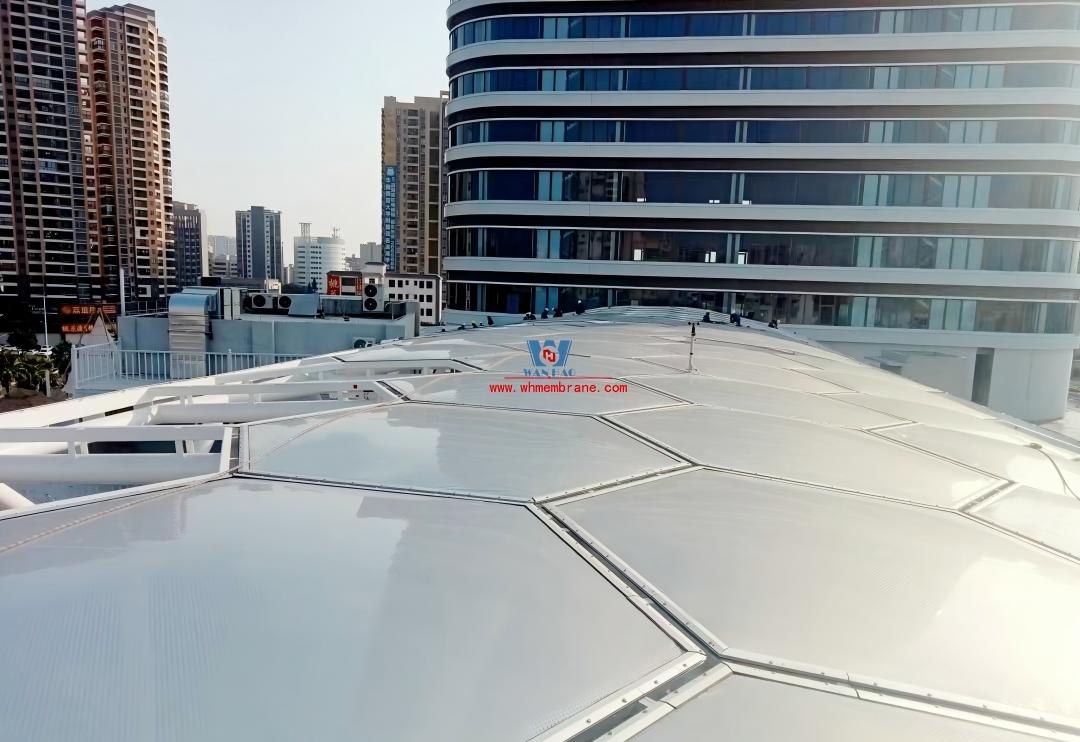 Guangzhou Maoming Zonghui Tianjie Commercial Street ETFE Membrane Structure Project