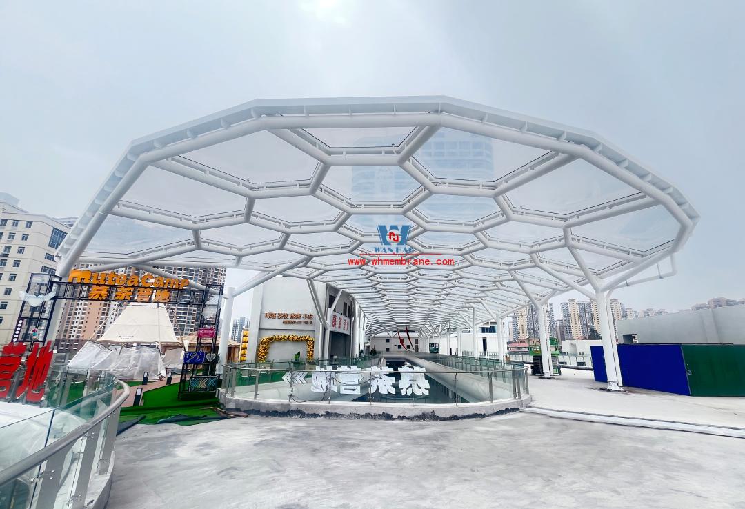 Guangzhou Maoming Zonghui Tianjie Commercial Street ETFE Membrane Structure Project