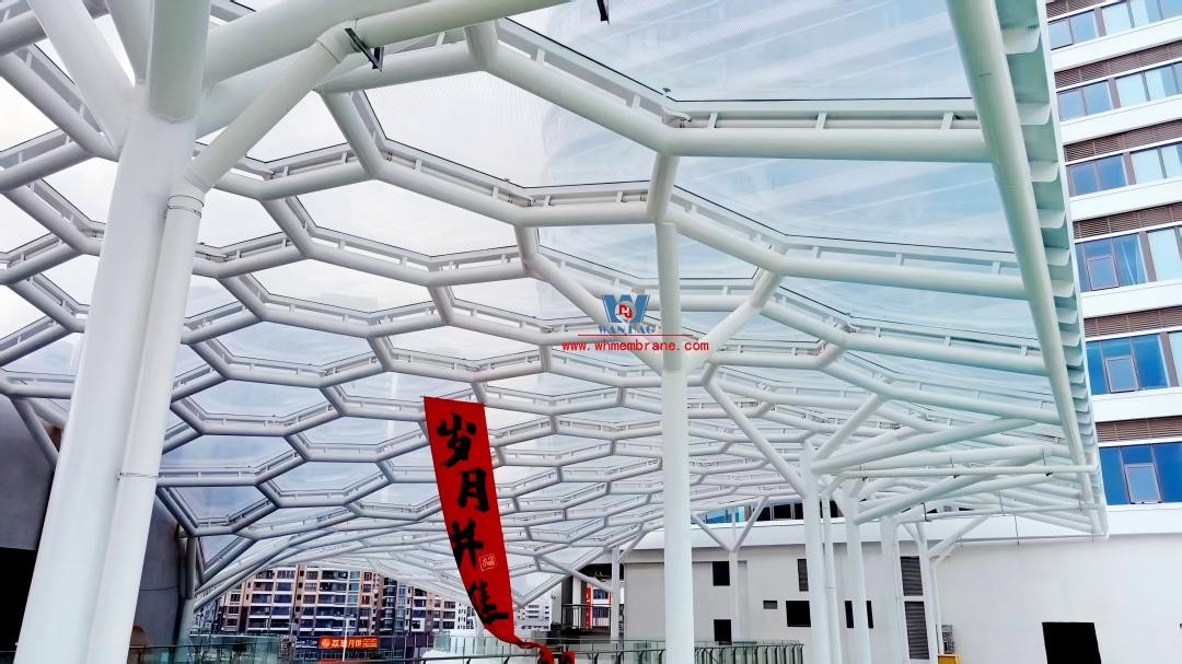Guangzhou Maoming Zonghui Tianjie Commercial Street ETFE Membrane Structure Project