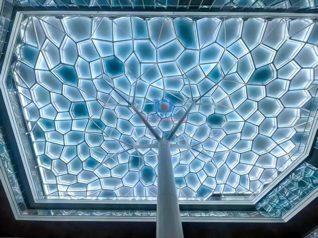 Steel Structure Canopy Project for Real Estate Development in Changshuo Community, Anji County