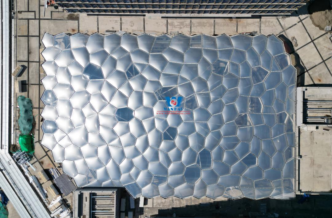 Steel Structure Canopy Project for Real Estate Development in Changshuo Community, Anji County