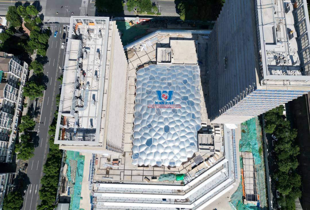 Steel Structure Canopy Project for Real Estate Development in Changshuo Community, Anji County