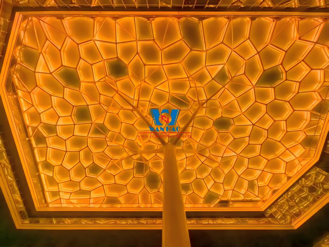 Steel Structure Canopy Project for Real Estate Development in Changshuo Community, Anji County