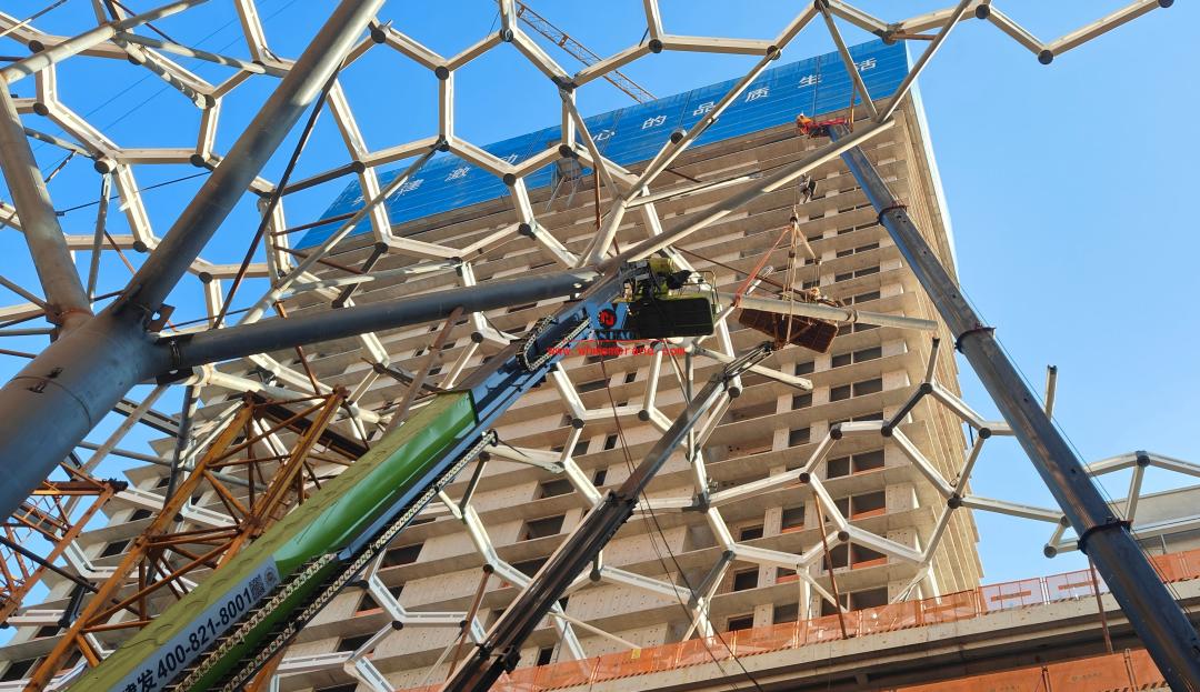 Steel Structure Canopy Project for Real Estate Development in Changshuo Community, Anji County