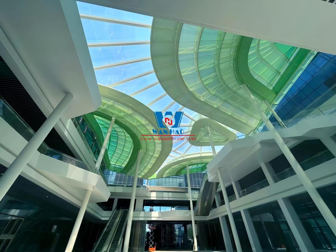 Bodson Valley Project: Steel Membrane Structure for the Atrium